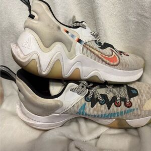 Nike Mens Sneakers in White, Black, and Blue